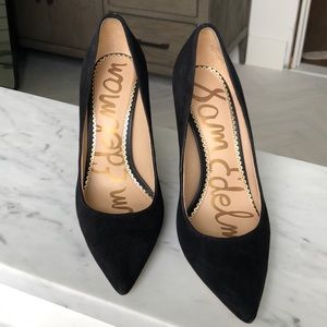 Sam Edelman Danna black suede heels size 8